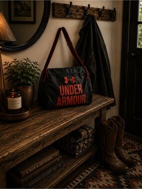 Under Armour Gym Bag NWOT Black and Red